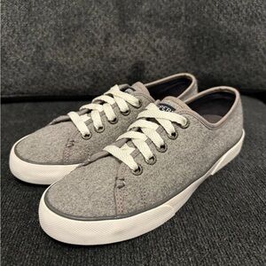 Sperry Top Sider Pier View Wool Blend Sneakers Shoes Women 8 Amazing Condition
